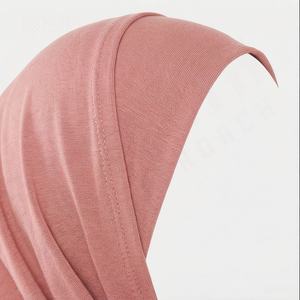 Nuevas llegadas: Hiyab instantáneo, nuevo estilo moderno 2 en 1, listo para usar, pañuelo de jersey con gorra, suave, de primera calidad, transpirable. - Product Image 4