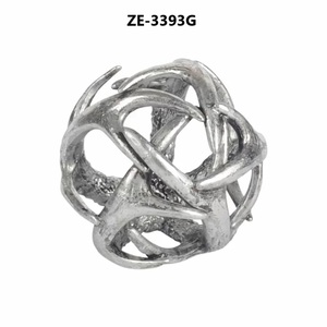 Escultura Metálica Contemporánea Premium, Decoración Artística para Interiores, Adorno para Hogares, Escultura Moderna Pulida, Zahid Exports - Product Image 3