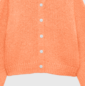 <b>Vintage</b> Style V-Neck Button Up Breathable <b>Sweater</b> Women's Retro Knit Shirt Aesthetic Street wear Autumn Tops Europe Breathable - Product Image 6