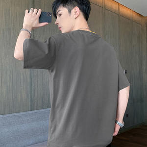 Camiseta Básica de Manga Corta de Algodón 100% para Hombre y Mujer, con Logotipo Personalizado, Venta al Por Mayor, Moda de Verano, DDP - Product Image 2