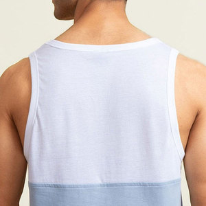 Camiseta sin Mangas para Hombre de Alta Calidad, 100% Algodón, Lisa, con Logotipo Personalizado, Servicio OEM, Precio al por Mayor, Color Sólido, Informal - Product Image 5