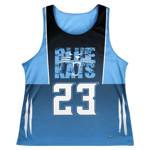Pinnies de Lacrosse Personalizados OEM para Jóvenes, Reversibles, para Prácticas Escolares, Uniformes de Lacrosse Sublimados Ligeros de 150 g/m² para Niños - Product Image 4