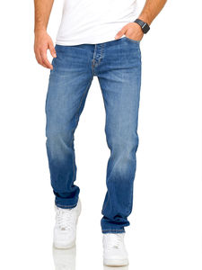 Custom <b>Men's</b> Denim Pant High Quality Regular Fit Casual Denim Jeans Pant For <b>Men</b> Vintage Wash Denim <b>Stretch</b> Pants - Product Image 1