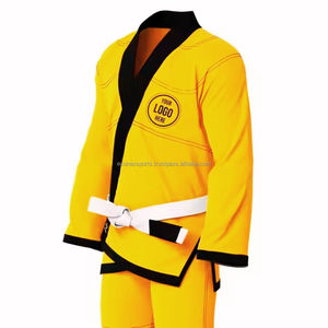 Uniforme de Karate de algodón 100% de alta calidad, nuevo estilo, traje de entrenamiento de artes marciales ligero para hombres, técnica de lavado con logotipo personalizado - Product Image 3