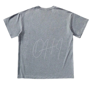Camiseta Deportiva Gris Premium Personalizada, Corte Holgado, 100% Algodón, Transpirable, Ecológica, de Secado Rápido, con Logotipo Personalizable, Marca Privada - Product Image 2