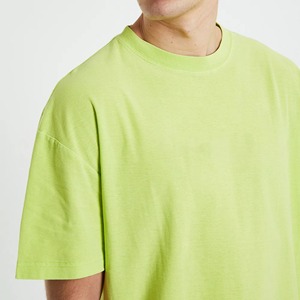 เสื้อยืดโอเวอร์ไซส์ผู้ชาย ผ้าฝ้าย 100% สีตามสั่ง ระบายอากาศได้ดี เป็นมิตรกับสิ่งแวดล้อม เสื้อแฟชั่น สกรีนโลโก้ได้ แขนสั้น - Product Image 6
