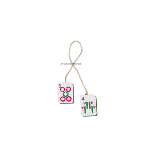 Latest Seed Bead Handmade Mahjong Tile <b>Bag</b> <b>Charms</b> Ornaments Latest Trendy Beaded <b>Charms</b> Mahjong Theme Beaded Decorative Handmade - Product Image 3