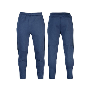 Pantalones Deportivos de Lona Azul para Hombre, Cintura Elástica, Casuales, Transpirables, 100% Algodón, Ecológicos, Tejido Grueso, Ropa de Invierno - Product Image 1