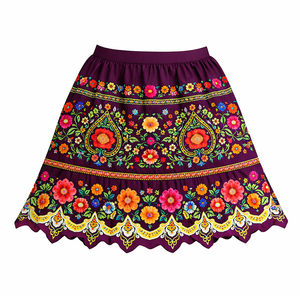 Vestido Maxi Vintage de Alta Calidad para Mujer, Cintura Natural, Anti-Pilling, Bordado, 100% Algodón - Product Image 5
