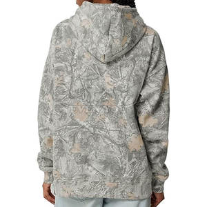 Sweat-shirt à capuche en coton mélangé à imprimé camouflage jungle fabriqué au Pakistan pour hommes et femmes, style urbain - Product Image 4