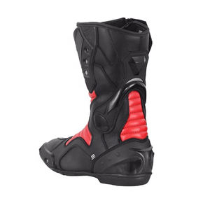 High Quality Men's Plus Size Racing Jersey Custom Logo Motorbike Shoes Real Leather Breathable Windproof Motorcycle Riding <b>Boots</b> - Product Image 6