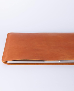Sleek High Quality Laptop Case Genuine Leather Book Sleeve Custom OEM Soft <b>Bag</b> Cover <b>for</b> <b>Men</b> & Women Modern Wholesale Style 2026 - Product Image 3