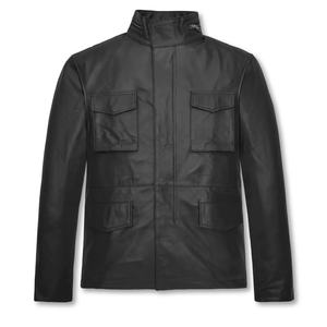 Trendy Casual Men Leather Jacket Lightweight Durable Men Winter Leather Jackets Perfect Everyday Fashion - Product Image 1