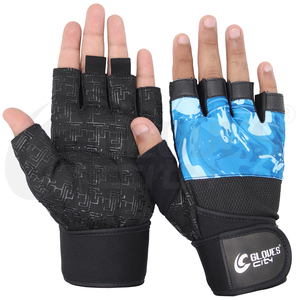 Gants unisexe 2026 en polyester demi-doigts, légers, respirants, antidérapants, avec sangle de poignet réglable, durables et personnalisables de haute qualité - Product Image 1