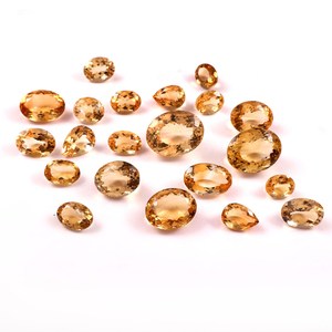 Citrino Natural de Alta Calidad, Piedras Preciosas de Corte Ovalado, Certificado por Terceros, Juego de Colores Variados, Lote Mixto, para Fabricación de Joyería Artesanal, Brandy FF - Product Image 6