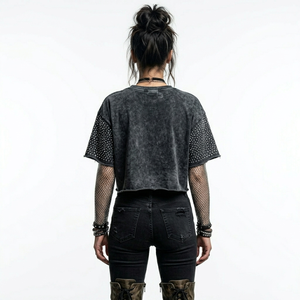 เสื้อยืดแขนสั้นสไตล์วินเทจ Glory Custom ผ้าฝ้าย 100% เนื้อนุ่ม ระบายอากาศได้ดี ลายกราฟิกทันสมัย - Product Image 5