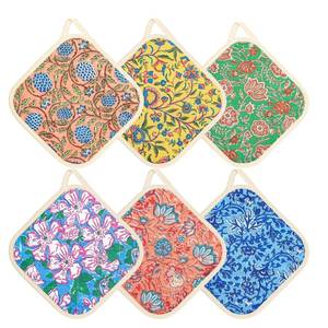 Oferta Especial: Porta ollas 100% Algodón Puro, Ecológicos, Resistentes al Calor, Reutilizables, para Cocina - Product Image 1