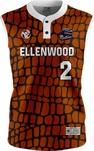 Camiseta de Béisbol Gators Ellenwood 2, Sublimada con Estampado Animal, Poliéster, Corte Regular para Hombre, Todas las Temporadas - Product Image 3
