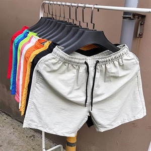 Shorts décontractés à taille élastique pour hommes, couleur unie, pantalon de sport à séchage rapide, plusieurs couleurs disponibles - Product Image 4