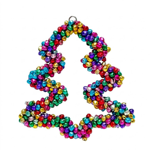 Adorno Colgante de Aluminio Metálico para Árbol de Navidad en Oferta |   Campanas de Navidad Multicolores para Decoración Festiva del Hogar y Fiestas - Product Image 2