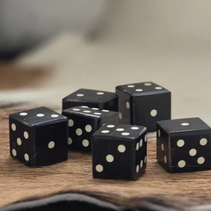 ลูกเต๋าทำมือจากเขาควาย ขายส่ง เป็นมิตรกับสิ่งแวดล้อม - Product Image 2