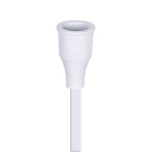 Support de bougie en aluminium blanc moulé à la main, écologique, centre de table pour anniversaire, Noël, Pâques, mariage, fête - Product Image 4