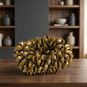 Campanas Ghungroo de Latón, Campanas Indias Tradicionales para el Tobillo con Sonido de Cascabel para Danza Clásica, Disfraces Musicales y Decoración Cultural - Product Image 5