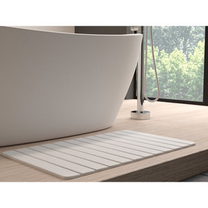 Alfombrilla de Baño de Piedra de Diatomita de Secado Rápido, Diseño Premium Natural de Alta Calidad, Personalizada - 34" X 21" (Grande) Alfombrilla de Baño al por Mayor - Product Image 3