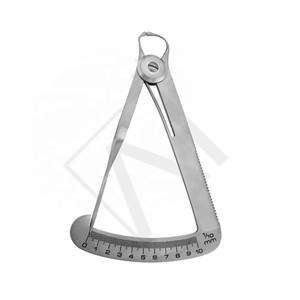 Accuram Dental Iwanson <b>Gauge</b> Stainless Steel Crown Thickness Caliper <b>Measuring</b> <b>Tool</b> Orthodontic Lab Instrument 0-10mm - Product Image 3