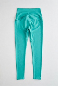 Leggings de yoga pour femmes de haute qualité à faible MOQ, taille élastique, en Spandex/Nylon, respirants, sans coutures, longueur intégrale, pour le fitness - Product Image 2