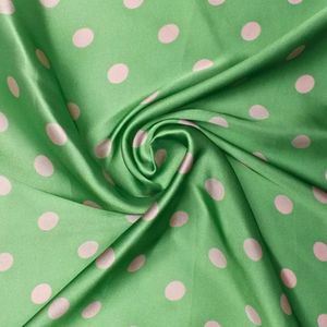 Green Polka Dot <b>Square</b> <b>Scarf</b> Women Fashion Printed Shawl Elegant Neck Wrap Accessory Gift for Party Daily Wear Soft Fabric - Product Image 6