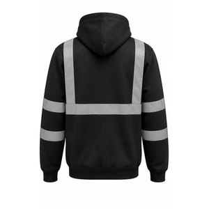 Sweat-shirt à capuche de sécurité haute visibilité en polyester grande taille pour l'hiver, modèle 2026-27, vente en gros - Product Image 2