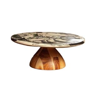 Elegant Wooden <b>Cake</b> <b>Stand</b> Carbon Ceramic and Wooden <b>Cake</b> <b>Stand</b> Wood Manufacture for Low Price - Product Image 1