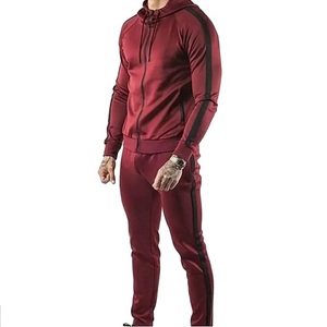 Fitness Gym Sweatshirt Custom Jogger Set Plain Sports Men Hoodie Zip up Suit High Quality Breathable Gym Men's <b>Tracksuit</b> - Product Image 1