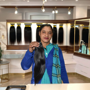 Vente en gros 100% cheveux humains vierges vietnamiens bruts cheveux naturels droits longs faisceaux couleur femme noire extensions de cheveux humains - Product Image 1