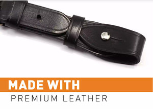 Black Style Belt & Strap Set – <b>Leather</b> Cross Belt <b>Harness</b> for Formal Ceremonial & Cosplay Use - Product Image 3