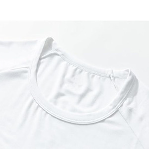 T-shirts unisexes col rond en gros, respirants, à séchage rapide, t-shirts vierges personnalisables, imprimés par transfert thermique, brodés pour hommes - Product Image 5