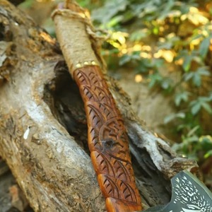 Survival camping <b>axe</b> Industrial grade <b>axe</b> High quality forged <b>axe</b> Custom handmade steel <b>axe</b> <b>Wood</b> handle viking <b>axe</b> - Product Image 3
