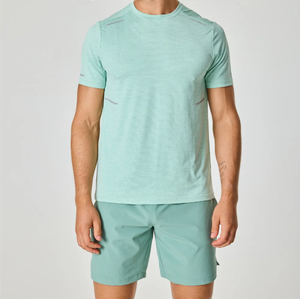 Ensemble de survêtement décontracté d'été pour hommes, vente en gros, deux pièces imprimées, respirant, t-shirt et pantalon, ensemble de t-shirts pour hommes - Product Image 4
