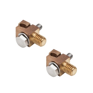 Conectores de bronce de la mejor calidad y larga duración para un agarre fuerte en instalaciones de puesta a tierra y eléctricas, disponibles al mejor precio. - Product Image 5