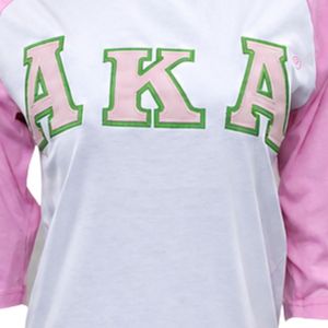 White Pink Baseball Shirt Women <b>Raglan</b> Sleeve Jersey Casual Sports <b>Top</b> Button Front Shirt Embroidered Letter Fashion Team - Product Image 6