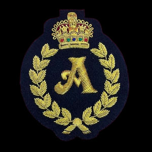 Patchs en tissu toile brodés à la main en fil de bullion, forme cœur 3D, pour chapeaux - Tailles et motifs personnalisés, haute qualité, à coudre - Product Image 2