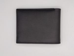 Men's Premium Vintage Designer Genuine Leather <b>Wallet</b> Fold High Quality <b>RFID</b> <b>Blocking</b> Multi-Card Holder Polyester Lining Custom - Product Image 5