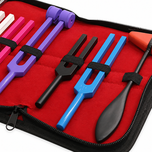 Juego de Diapasones de Aluminio Ponderados de Grado Clínico para Pruebas Sensoriales Nerviosas, Kit de Diagnóstico con Martillo para Examen de Audición ORL - Product Image 6