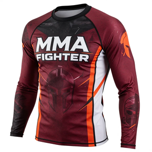 Ropa Deportiva Personalizada, Camiseta de Compresión de Manga Larga Transpirable, Ropa de Gimnasio Sublimada, Camiseta Deportiva Elástica de Secado Rápido - Product Image 4