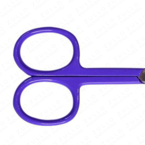 Elegante Tijera de Manicura de Acero Inoxidable con Mango de Plástico Morado, Hoja Recta, Punta Afilada, Herramienta Duradera para Recortar Uñas, Cuidado de Belleza - Product Image 6