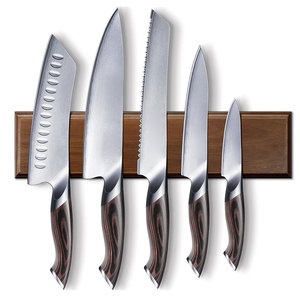 Best Selling In Stock Pakistan Made Heavy Duty Low Moq Steel Powder Coated Kitchen <b>Knife</b> <b>Set</b> - Product Image 1