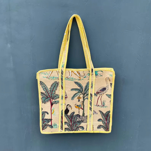 Sac fourre-tout en coton personnalisé pour femmes, couleur unie, multicolore, fermeture éclair durable, tendance, léger, plage, voyage, hiver, été - Product Image 1