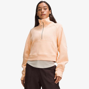 Sudadera con Capucha Corta Personalizada para Mujer, de Felpa Gruesa, Estilo Oversize, para Invierno - Product Image 6