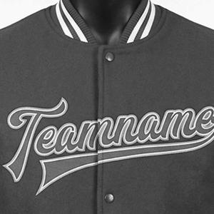 2026 Spring <b>Letter</b> Chenille Patches Embroidery Puffer Varsity Bomber <b>Jacket</b> College Plus Size Baseball OEM - Product Image 4